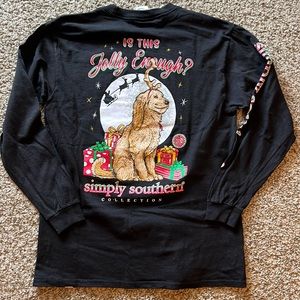 Youth size large simply southern long sleeve shirt